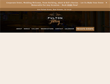 Tablet Screenshot of fultonalley.com